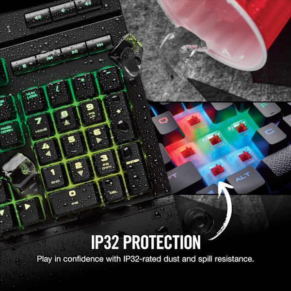K68 RGB Mechanical Gaming Keyboard — CHERRY® MX Red (Refurbished)