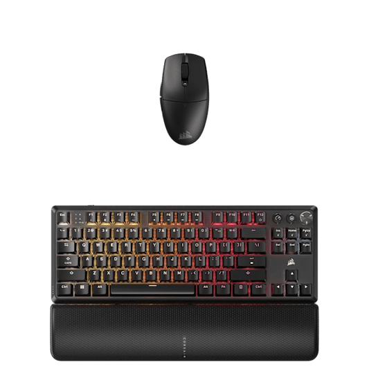 K70 Core TKL Keyboard and M55 Mouse - Wireless Gaming Bundle