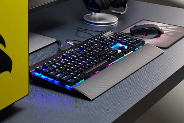 K70 LUX RGB Mechanical Gaming Keyboard — CHERRY® MX SILENT RGB (Refurbished)