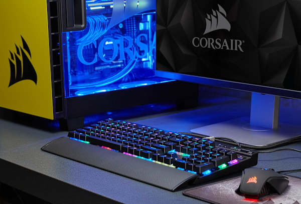 K70 LUX RGB Mechanical Gaming Keyboard — CHERRY® MX SILENT RGB (Refurbished)