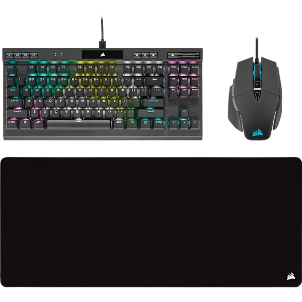 K70 TKL Keyboard + M65 WIRED Mouse + MM350 PRO Mouse Pad