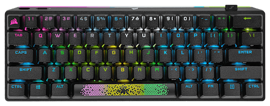 K70 PRO MINI WIRELESS 60% Mechanical CHERRY MX Red Switch Keyboard with RGB Backlighting - Black (Refurbished)