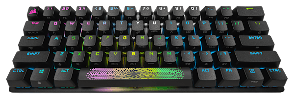 K70 PRO MINI WIRELESS 60% Mechanical CHERRY MX Red Switch Keyboard with RGB Backlighting - Black (Refurbished)