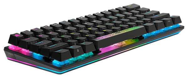 K70 PRO MINI WIRELESS 60% Mechanical CHERRY MX Red Switch Keyboard with RGB Backlighting - Black (Refurbished)