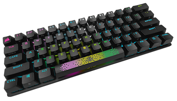 K70 PRO MINI WIRELESS 60% Mechanical CHERRY MX Red Switch Keyboard with RGB Backlighting - Black (Refurbished)