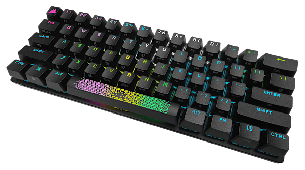 K70 PRO MINI WIRELESS 60% Mechanical CHERRY MX Red Switch Keyboard with RGB Backlighting - Black (Refurbished)