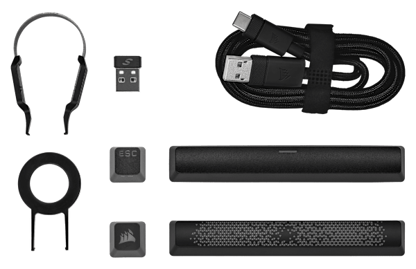 K70 PRO MINI WIRELESS 60% Mechanical CHERRY MX Speed Switch Keyboard with RGB Backlighting - Black (Refurbished)