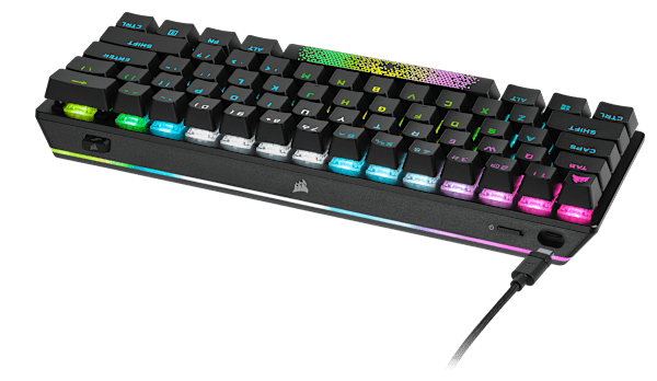 K70 PRO MINI WIRELESS 60% Mechanical CHERRY MX Speed Switch Keyboard with RGB Backlighting - Black (Refurbished)