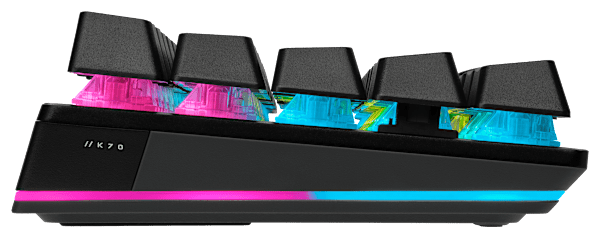 K70 PRO MINI WIRELESS 60% Mechanical CHERRY MX Speed Switch Keyboard with RGB Backlighting - Black (Refurbished)