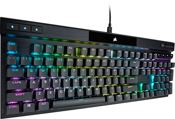 K70 PRO RGB Optical-Mechanical Gaming Keyboard with PBT DOUBLE SHOT PRO Keycaps (Refurbished)