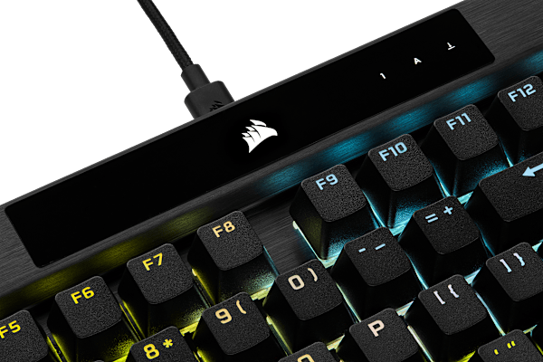 K70 PRO RGB Optical-Mechanical Gaming Keyboard with PBT DOUBLE SHOT PRO Keycaps (Refurbished)
