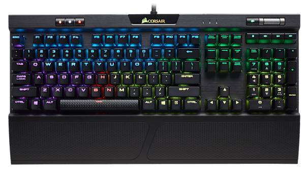 K70 RGB MK.2 RAPIDFIRE Mechanical Gaming Keyboard — CHERRY® MX Speed (Refurbished)
