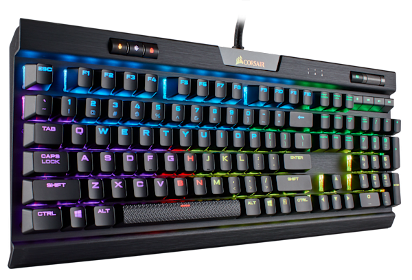 K70 RGB MK.2 RAPIDFIRE Mechanical Gaming Keyboard — CHERRY® MX Speed (Refurbished)