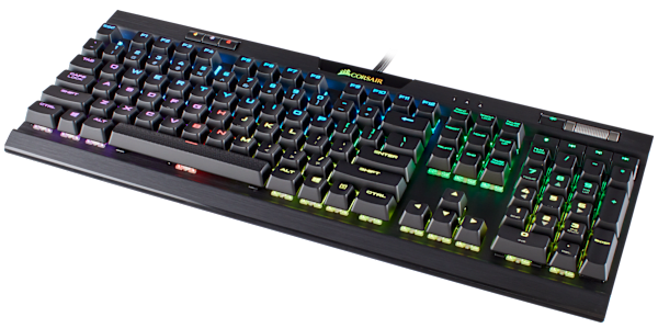 K70 RGB MK.2 RAPIDFIRE Mechanical Gaming Keyboard — CHERRY® MX Speed (Refurbished)