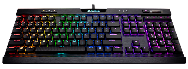 K70 RGB MK.2 Low Profile Mechanical Gaming Keyboard — CHERRY® MX Low Profile Red (Refurbished)