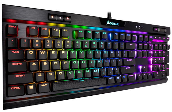 K70 RGB MK.2 Low Profile Mechanical Gaming Keyboard — CHERRY® MX Low Profile Red (Refurbished)