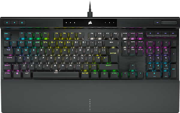 K70 RGB PRO Mechanical Gaming Keyboard with PBT DOUBLE SHOT PRO Keycaps — CHERRY® MX SPEED (UK) (Refurbished)