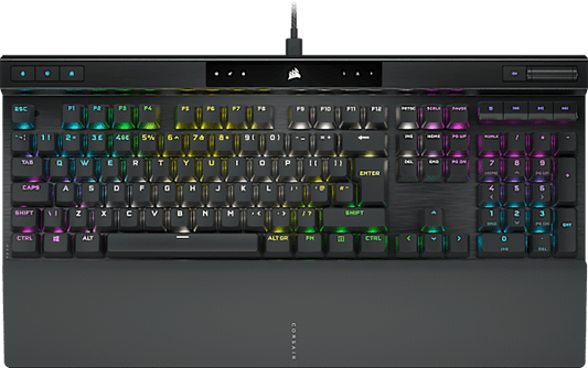 K70 RGB PRO Mechanical Gaming Keyboard with PBT DOUBLE SHOT PRO Keycaps — CHERRY® MX SPEED (UK) (Refurbished)