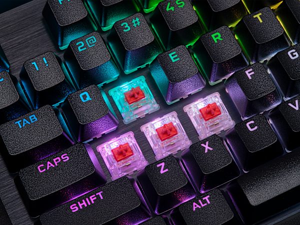 K70 RGB PRO Mechanical Gaming Keyboard with PBT DOUBLE SHOT PRO Keycaps — CHERRY® MX Red (Refurbished)