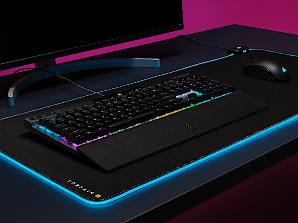K70 RGB PRO Mechanical Gaming Keyboard with PBT DOUBLE SHOT PRO Keycaps — CHERRY® MX Blue (Refurbished)