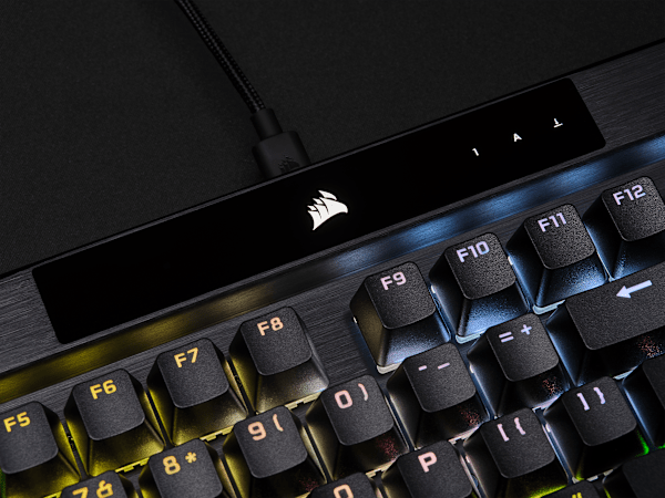 K70 RGB PRO Mechanical Gaming Keyboard with PBT DOUBLE SHOT PRO Keycaps — CHERRY® MX SPEED (UK) (Refurbished)