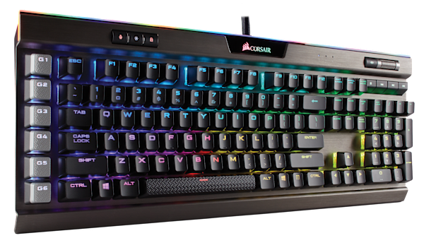 K95 RGB PLATINUM Mechanical Gaming Keyboard — CHERRY® MX Speed — Gunmetal (NA) (Refurbished)