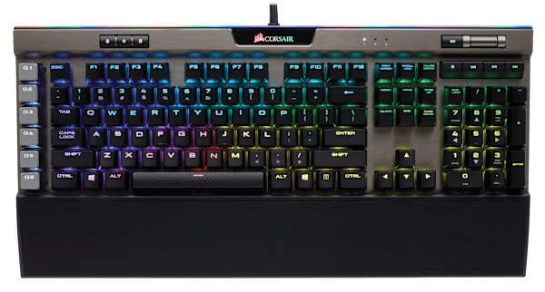 K95 RGB PLATINUM Mechanical Gaming Keyboard — CHERRY® MX Speed — Gunmetal (NA) (Refurbished)
