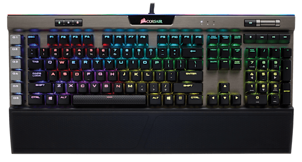 K95 RGB PLATINUM Mechanical Gaming Keyboard — CHERRY® MX Speed — Gunmetal (NA) (Refurbished)
