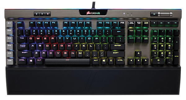 K95 RGB PLATINUM Mechanical Gaming Keyboard — CHERRY® MX Speed — Gunmetal (NA) (Refurbished)