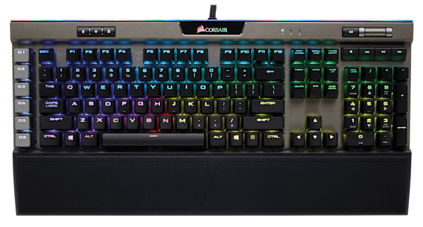 K95 RGB PLATINUM Mechanical Gaming Keyboard — CHERRY® MX Speed — Gunmetal (NA) (Refurbished)