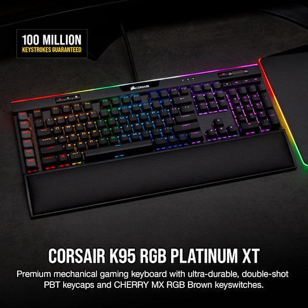 K95 RGB PLATINUM XT Mechanical Gaming Keyboard — CHERRY® MX Brown (Refurbished)