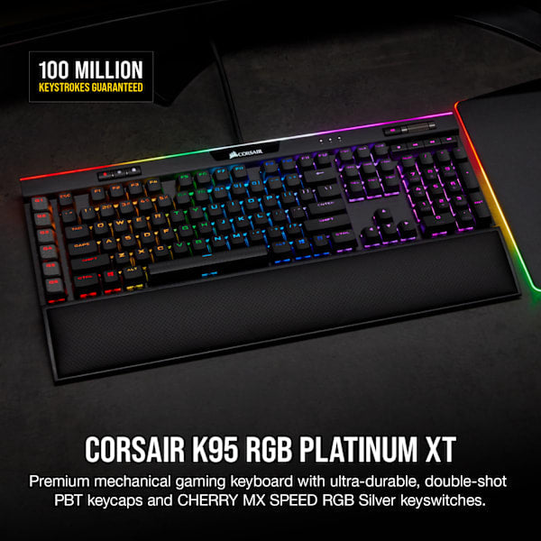 K95 RGB PLATINUM XT Mechanical Gaming Keyboard — CHERRY® MX SPEED (Refurbished)