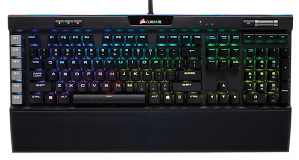 K95 RGB PLATINUM Mechanical Gaming Keyboard — CHERRY® MX Brown — Black (NA) (Refurbished)