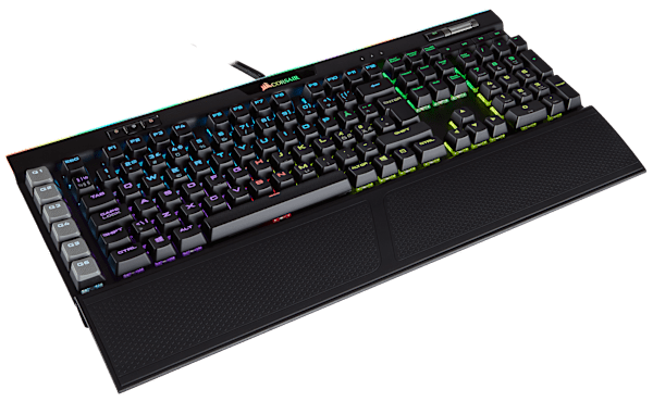 K95 RGB PLATINUM Mechanical Gaming Keyboard — CHERRY® MX Speed — Black (NA) (Refurbished)