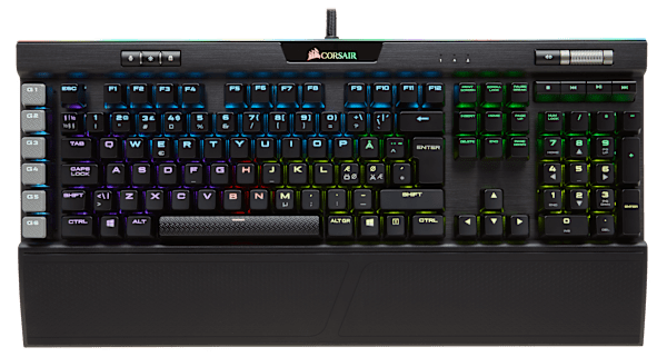 K95 RGB PLATINUM Mechanical Gaming Keyboard — CHERRY® MX Speed — Black (NA) (Refurbished)