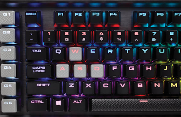 K95 RGB PLATINUM Mechanical Gaming Keyboard — CHERRY® MX Speed — Black (NA) (Refurbished)