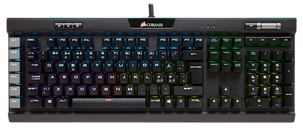 K95 RGB PLATINUM Mechanical Gaming Keyboard — CHERRY® MX Brown — Black (NA) (Refurbished)