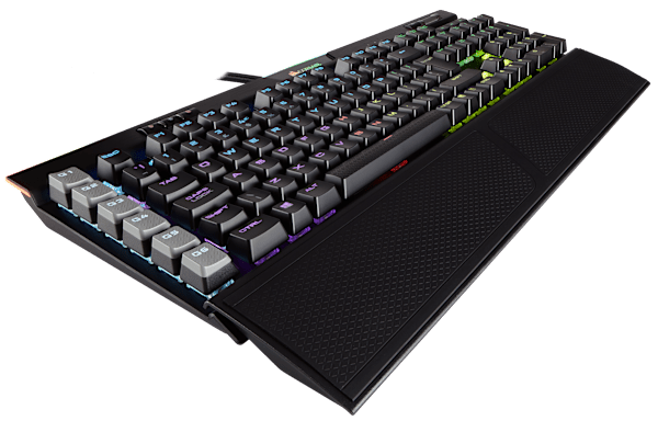 K95 RGB PLATINUM Mechanical Gaming Keyboard — CHERRY® MX Speed — Black (UK) (Refurbished)