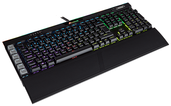 K95 RGB PLATINUM Mechanical Gaming Keyboard — CHERRY® MX Speed — Black (UK) (Refurbished)