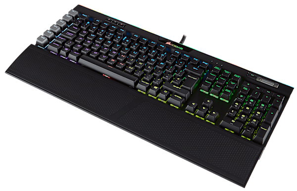 K95 RGB PLATINUM Mechanical Gaming Keyboard — CHERRY® MX Speed — Black (UK) (Refurbished)