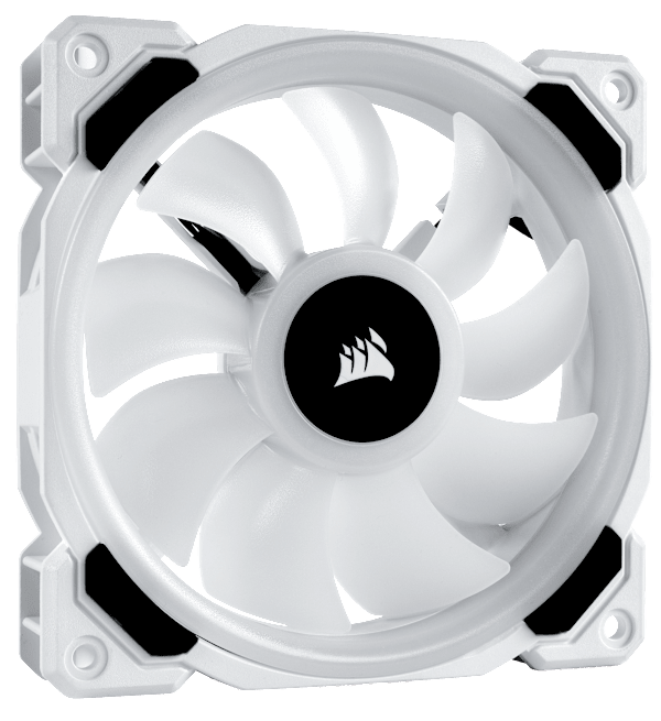 LL120 RGB 120mm Dual Light Loop White RGB LED PWM Fan — Triple Pack with Lighting Node PRO (Revival Series)