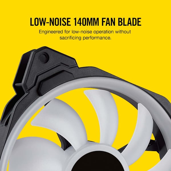 LL140 RGB 140mm Dual Light Loop RGB LED PWM Fan — Single Pack
