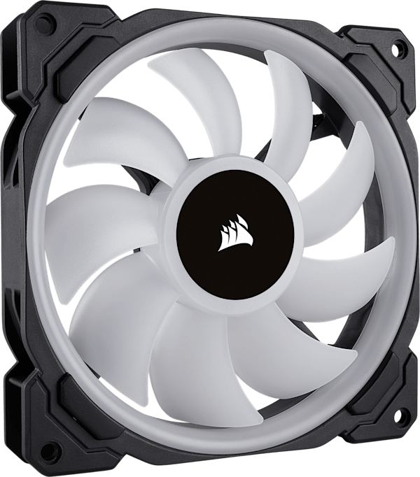 Corsair LL Series, LL140 RGB, 140mm Dual Light Loop RGB LED Fan, 2 Fan Pack with Lighting Node PRO Refurbish