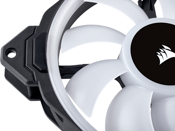 Corsair LL Series, LL140 RGB, 140mm Dual Light Loop RGB LED Fan, 2 Fan Pack with Lighting Node PRO Refurbish