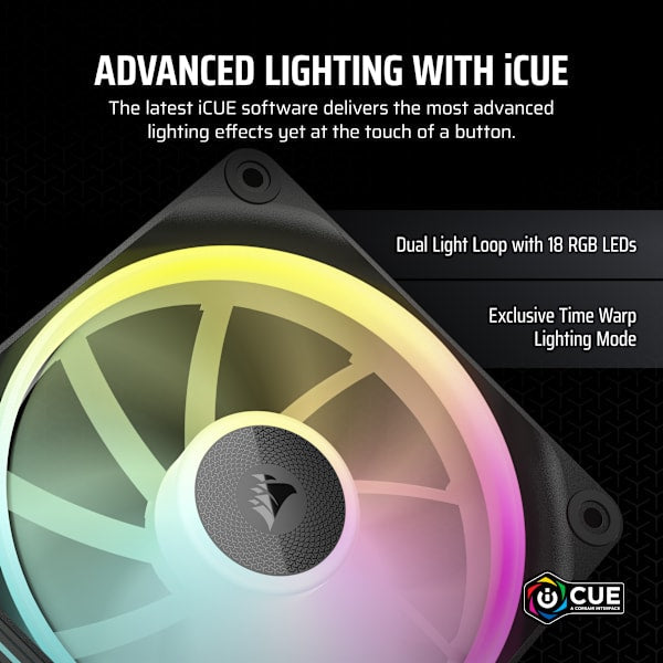 iCUE LINK LX120 RGB 120mm PWM Single Fan Expansion (Revival Series)