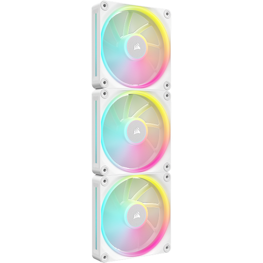 iCUE LINK LX120 RGB 120mm PWM Fans Starter Kit - White (Revival Series)