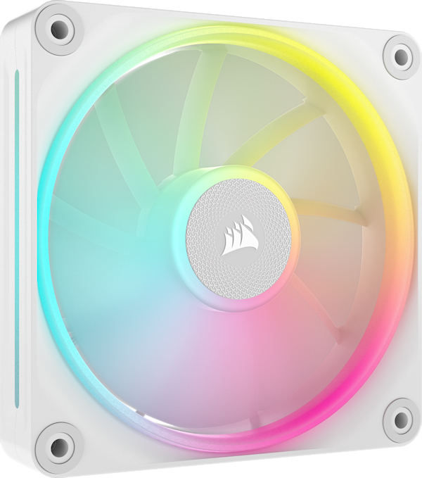 iCUE LINK LX120 RGB 120mm PWM Fans Starter Kit - White (Revival Series)