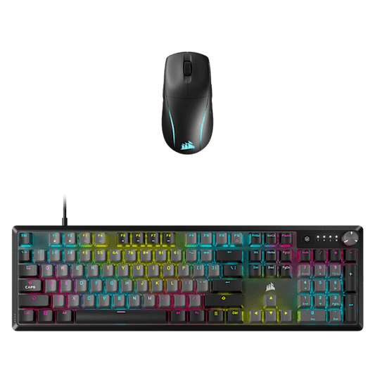K70 Core Keyboard and M75 Wireless Mouse - 2 Pc RGB Gaming Bundle (Revival Series)