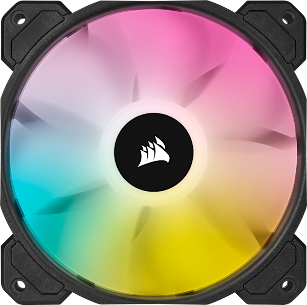 iCUE SP120 RGB ELITE Performance 120mm PWM Fan — Triple Pack with Lighting Node CORE