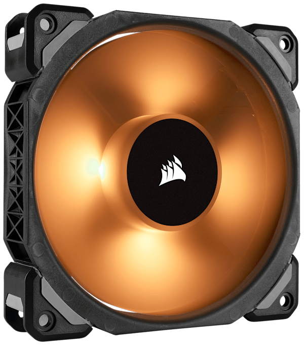 Corsair ML120 PRO RGB, 120mm Premium Magnetic Levitation RGB LED PWM Fan, 3 Fan Pack, Lighting Node PRO (Refurbished)